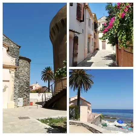 Apartment Cap Corse/Bastia. Studio Bord De Mer 2 Personnes.